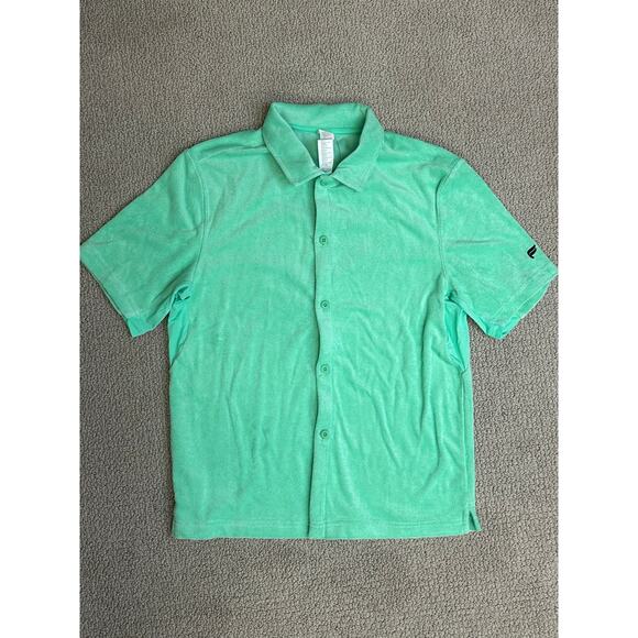 Men’s Fabletics Terry Hoodie,Top,Shorts Set Mint / $200 Retail!! / Size S / NWT - Picture 2 of 11